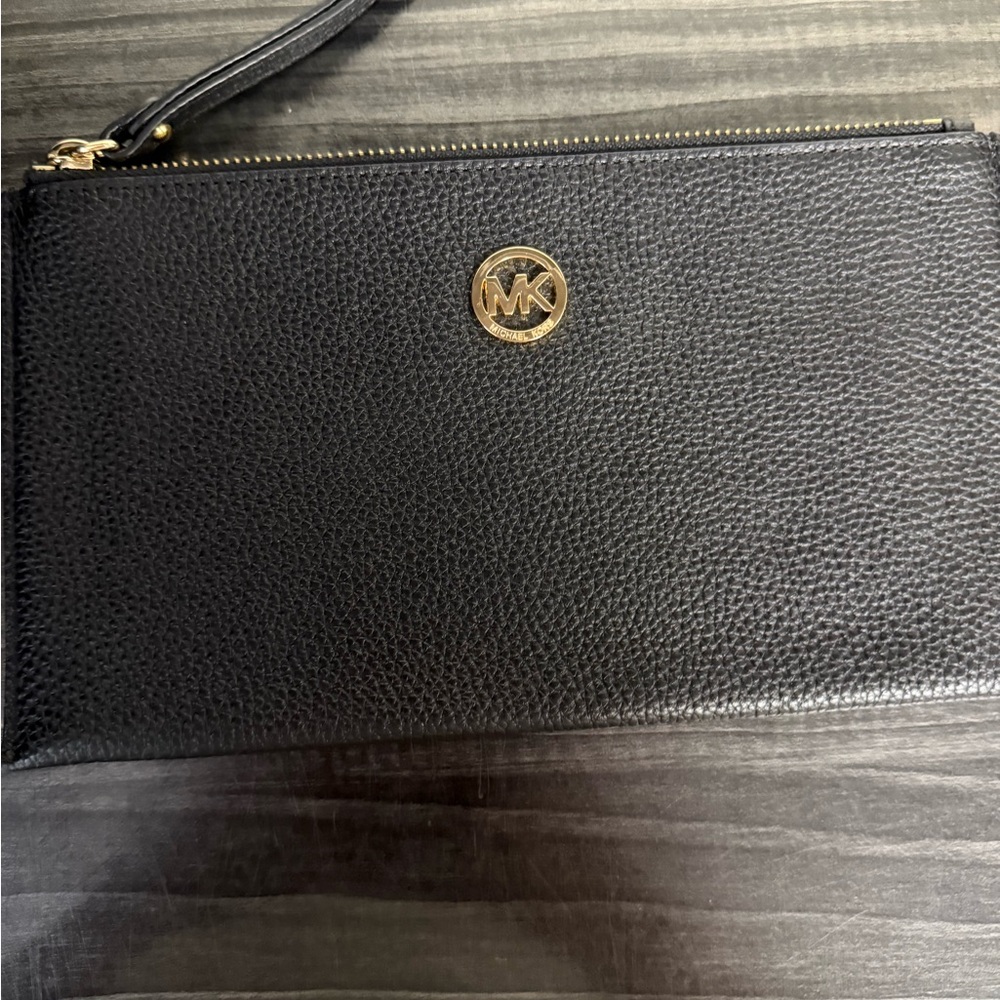 Michael Kors Black Wristlet